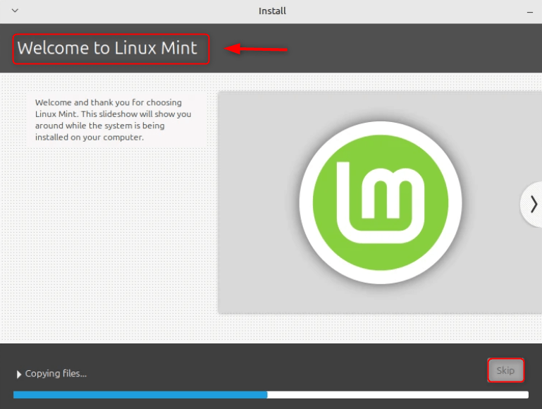 Welcome to Linux Mint