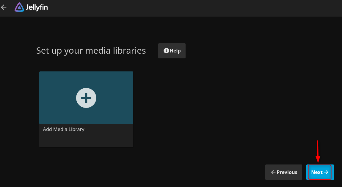 Jellyfin media library