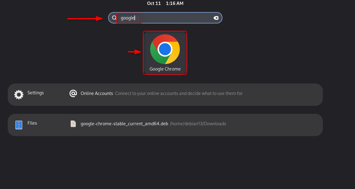 Launch Google Chrome