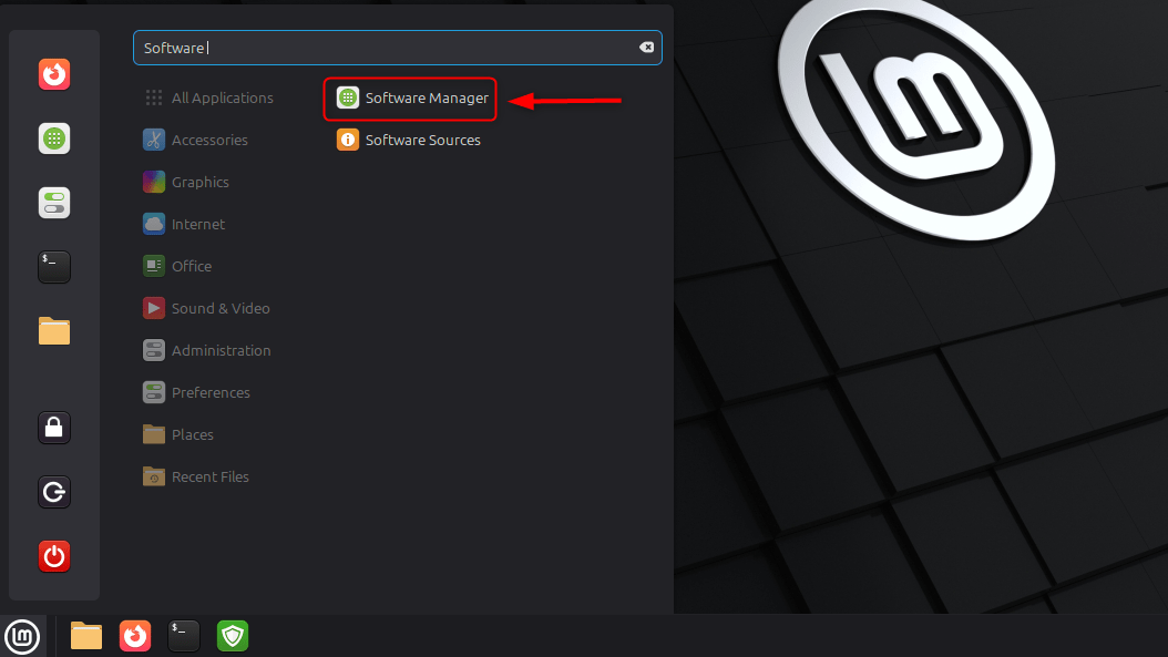 install software from software manager