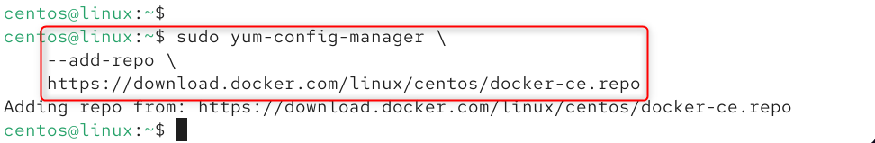 add docker repository