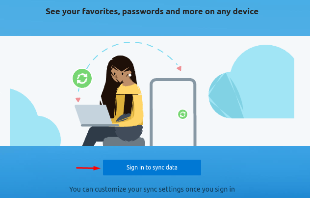 Sign in on edge to sync data