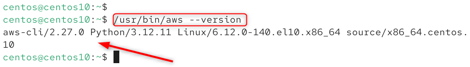 /usr/bin/aws --version