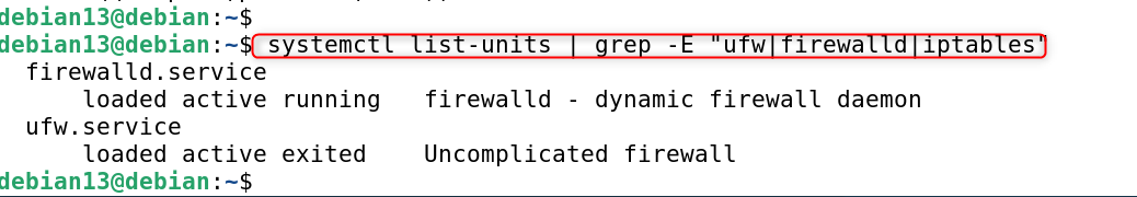 systemctl list-units | grep -E