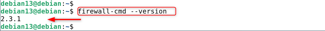 firewall-cmd --version