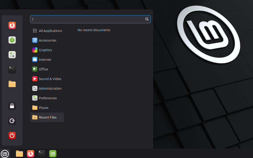 Linux mint cinnamon desktop