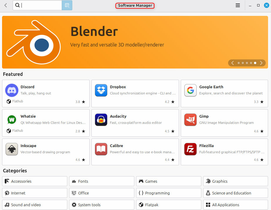 improved software manager