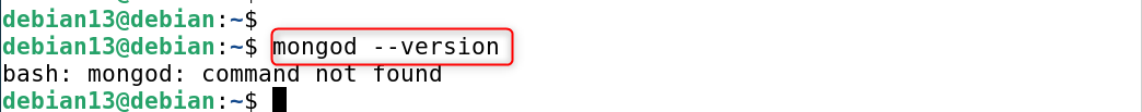 mongod --version