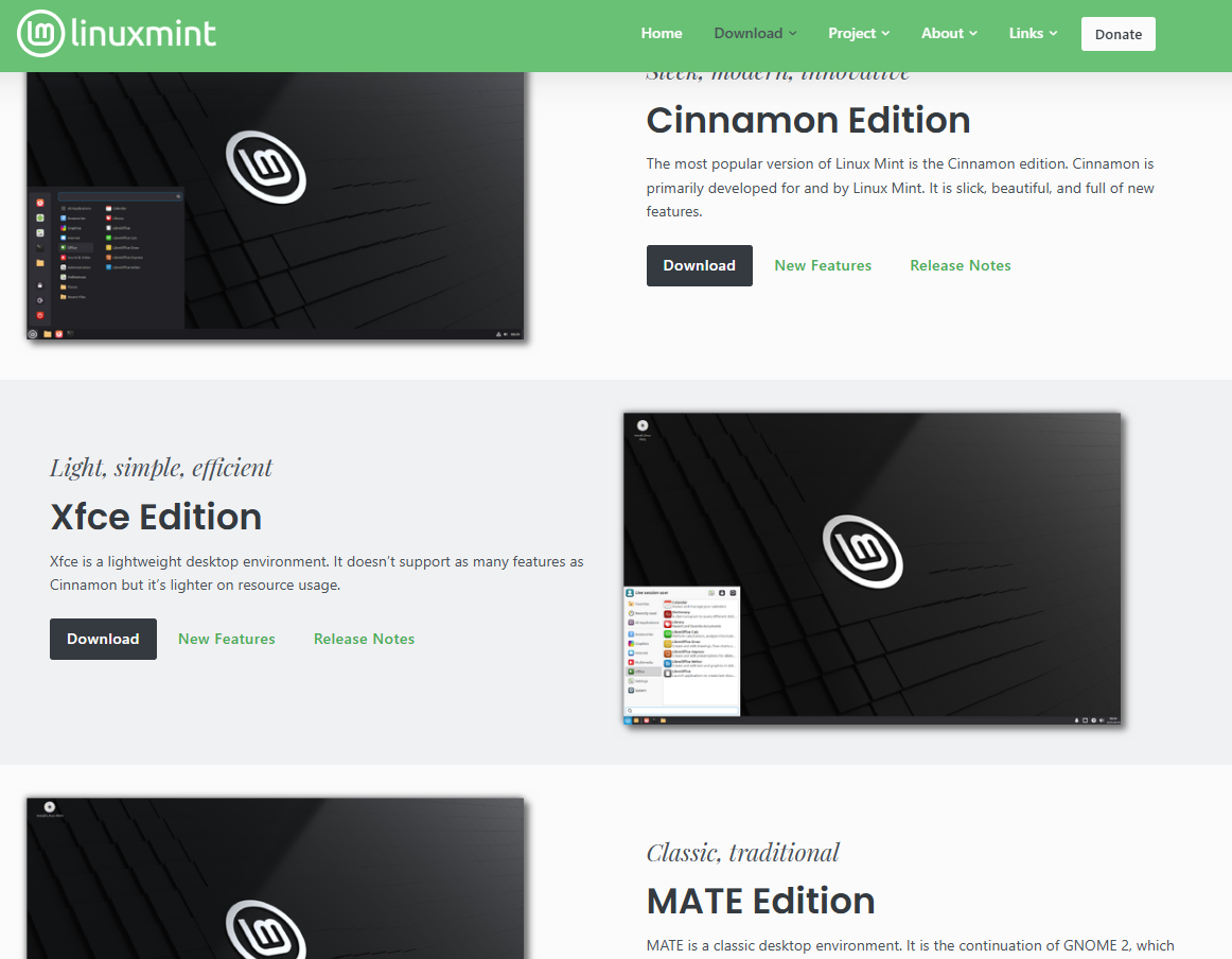 Linux mint 22 cinnamon edition