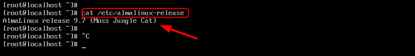 cat /etc/almalinux-release