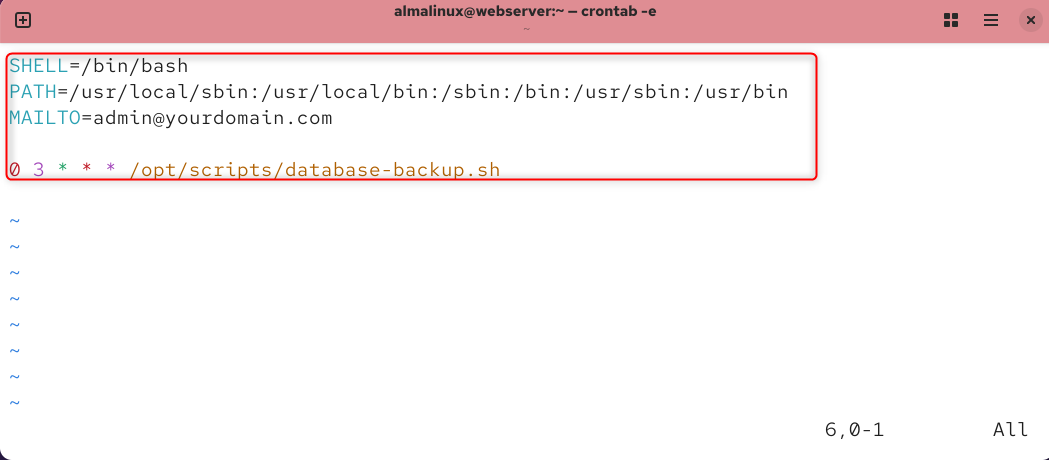 set environment variables in crontab