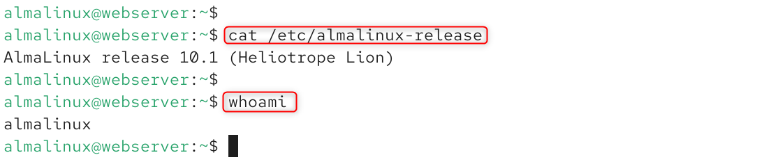 cat /etc/almalinux-release