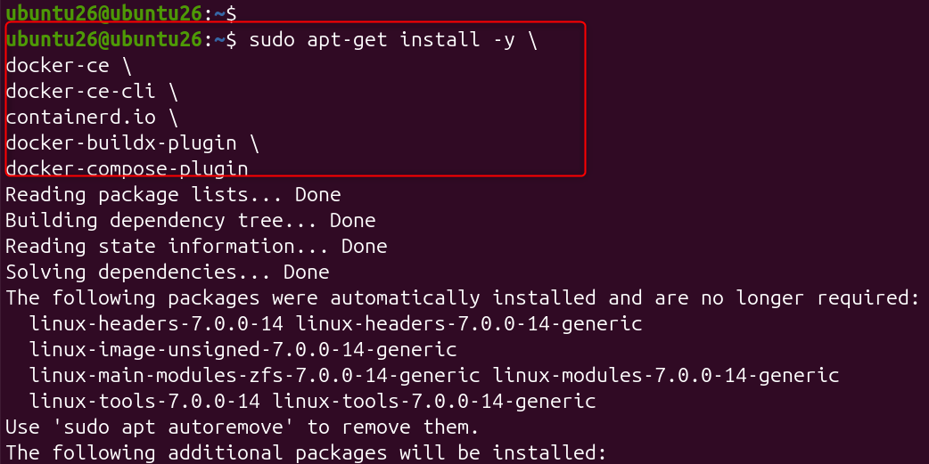 sudo apt-get install -y \