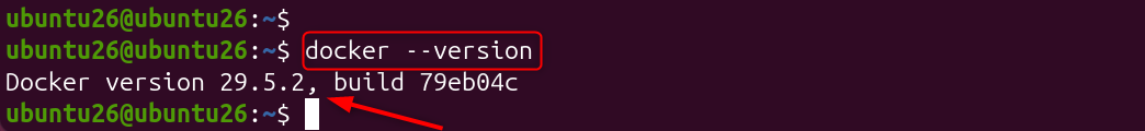 docker --version
