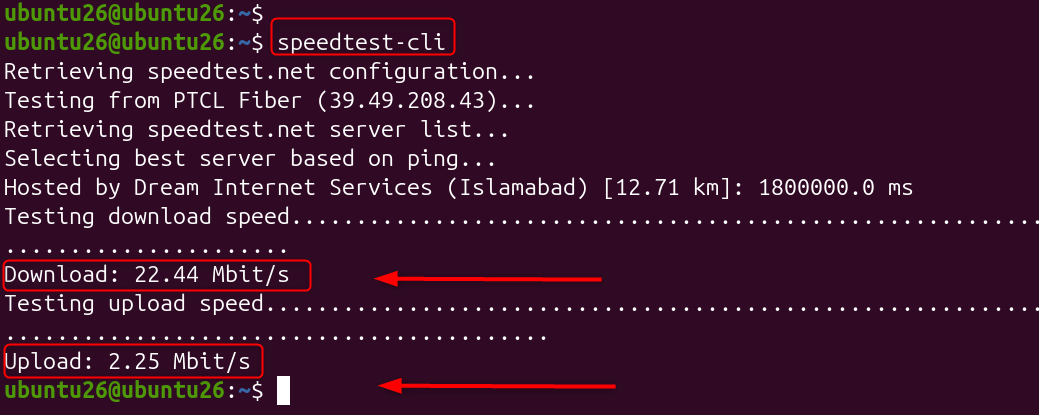 speedtest-cli