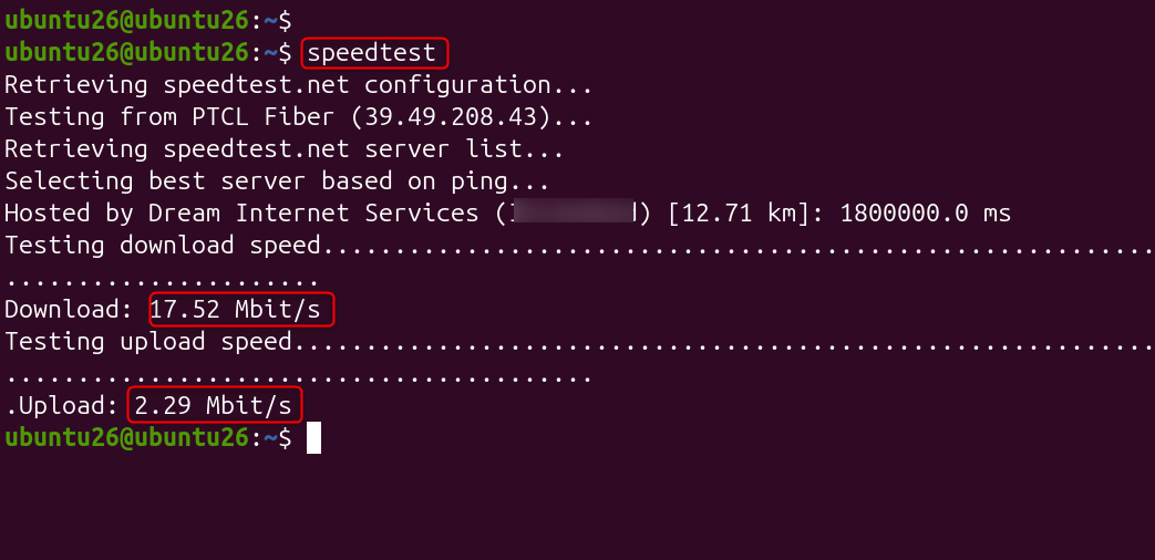 speedtest