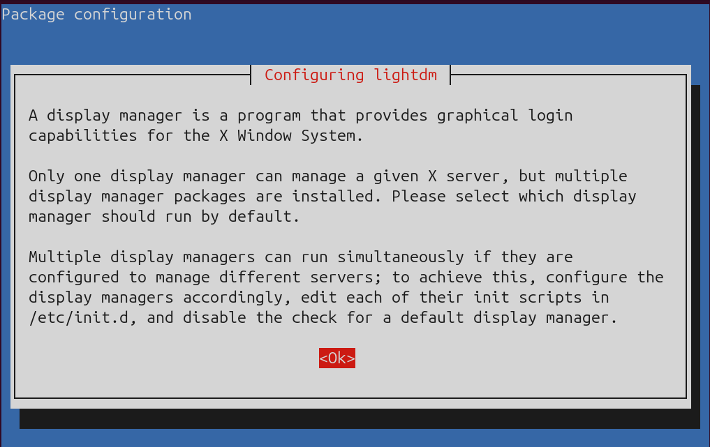 configure lightdm