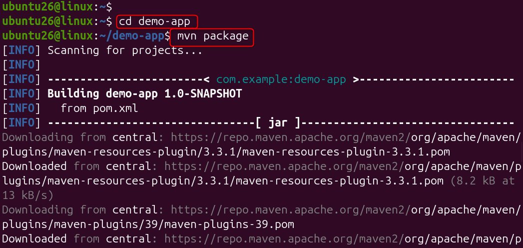 mvn package