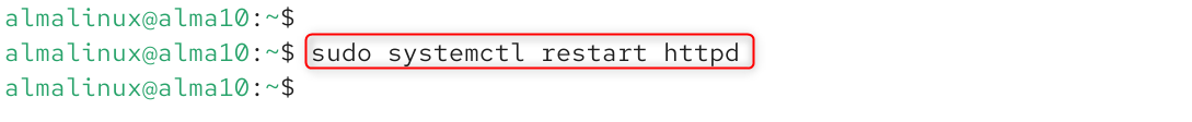 restart apache to load php