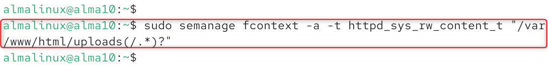 configure selinux for web applications