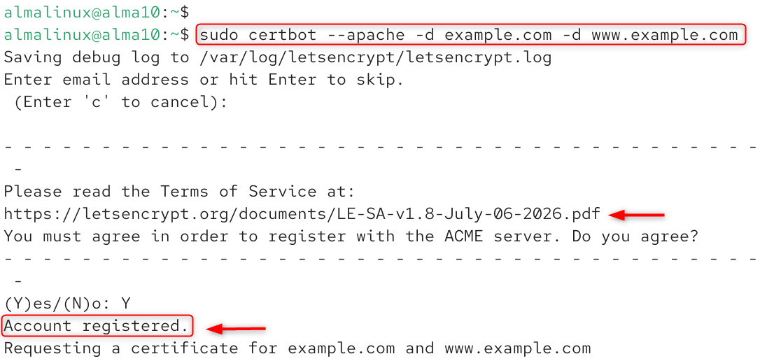 install an ssl certificate