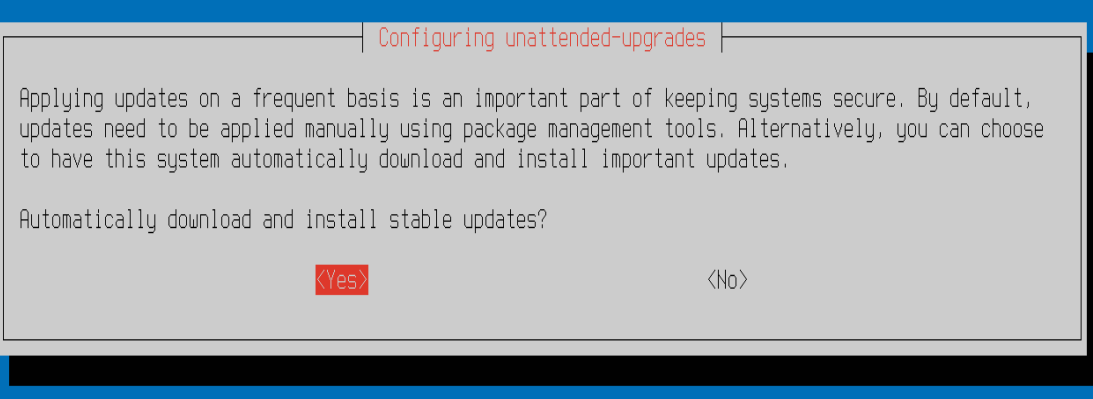 allow to automatically download and install stable updates