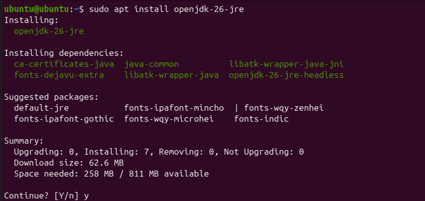 install specific version of JRE