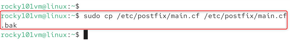configure postfix