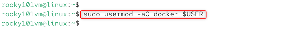 add user to docker group