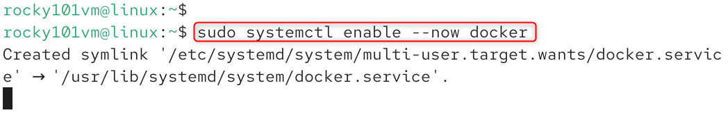 enable docker