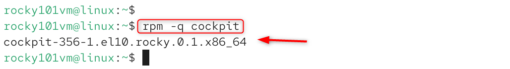 check if cockpit is already installed