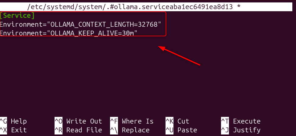 ollama configuration file