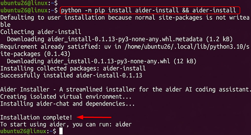 install aider