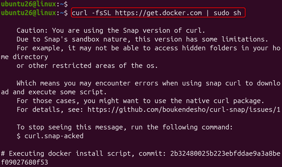 install docker