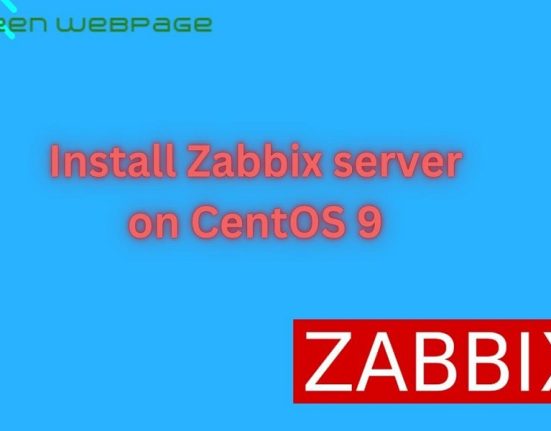 Install Zabbix server on centos 9