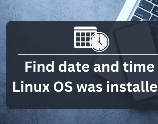 Find date and time Linux OS was installed