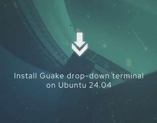 Install Guake drop-down terminal on Ubuntu 24.04