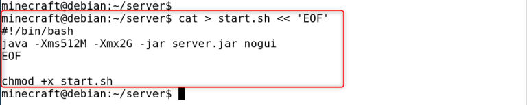 Install and Configure Minecraft Server on Debian 13 - Step by Step