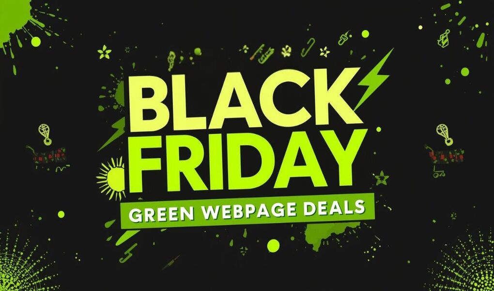 Black Friday 2025_Green Webpage Deals