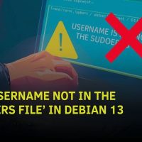 FIX 'USERNAME NOT IN THE SUDOERS FILE’ IN DEBIAN 13
