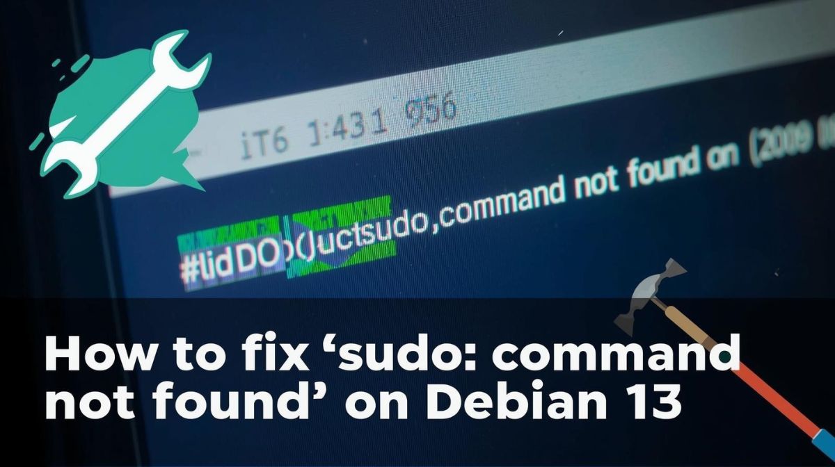 How to Fix “sudo_ command not found” on Debian 13
