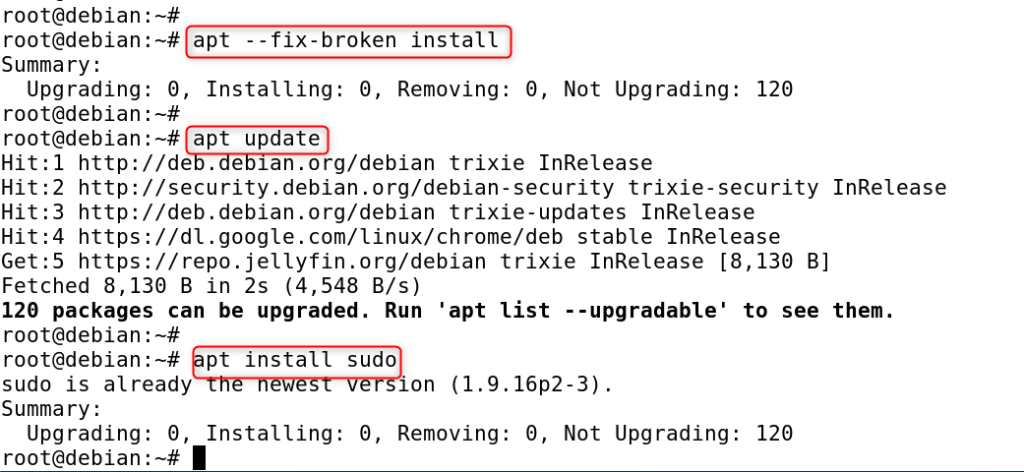 How to Fix “sudo: command not found” on Debian 13 - Greenwebpage Community