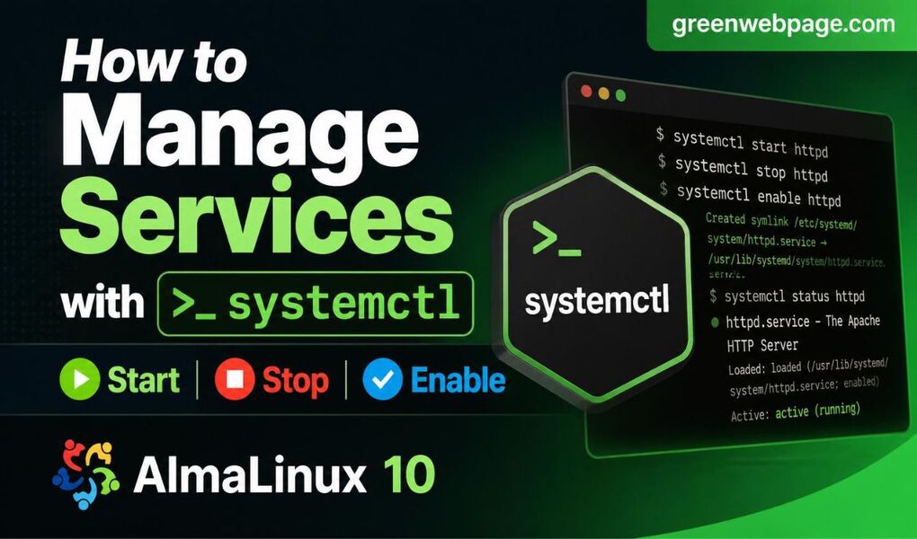 How to manage services with systemctl in AlmaLinux 10