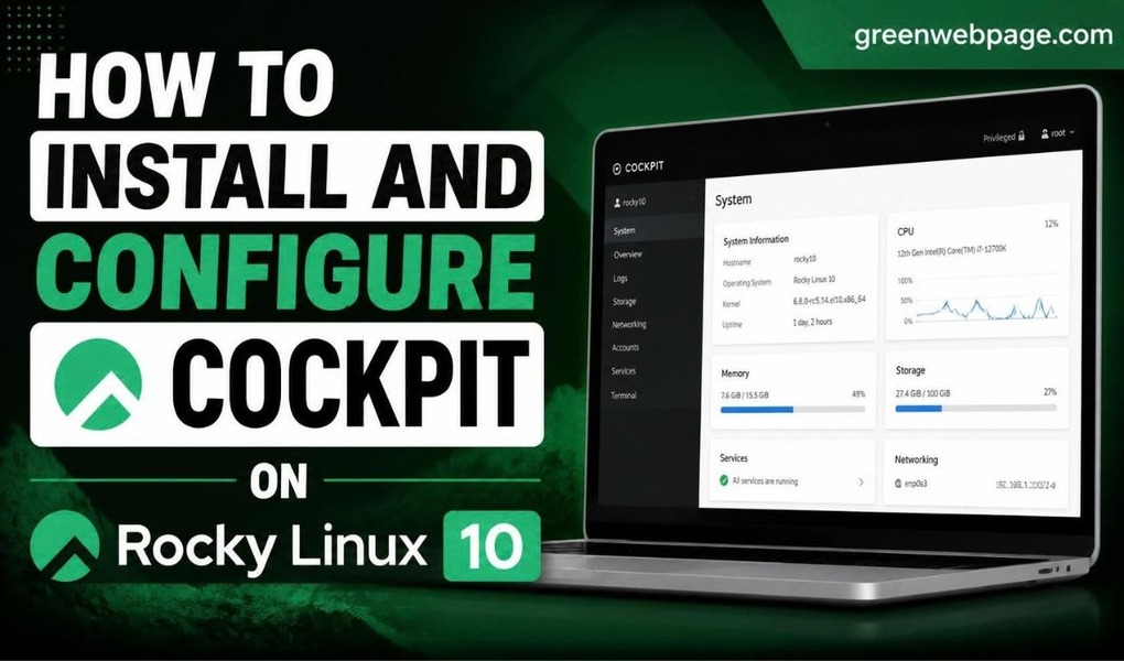 how to install cockpit on rocky linux 10